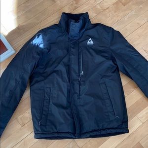 men’s black winter jacket